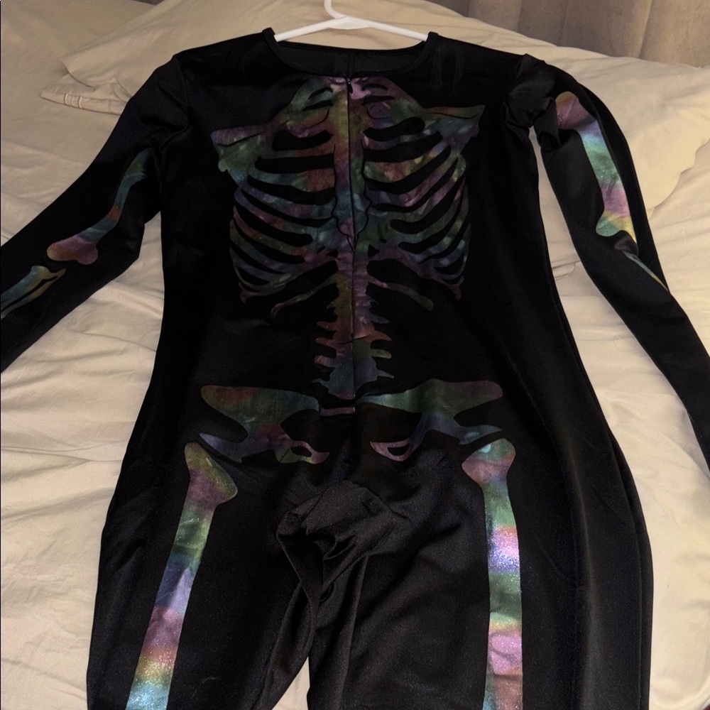 Tipsy Elves Black Skeleton Jumpsuit